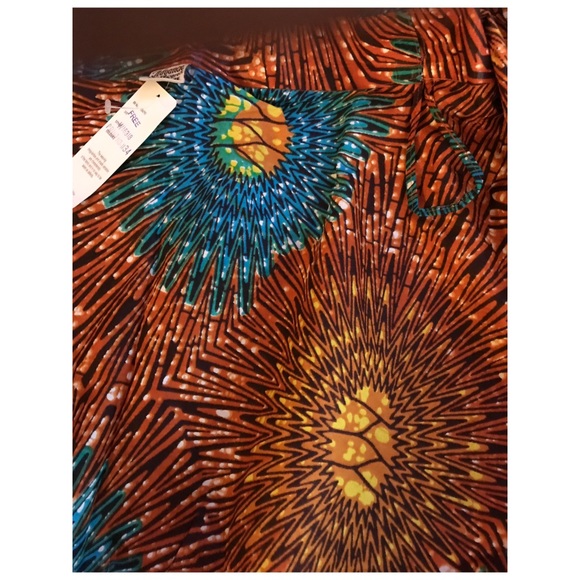 Ankara African Maxi Wrap Skirt - Picture 3 of 5